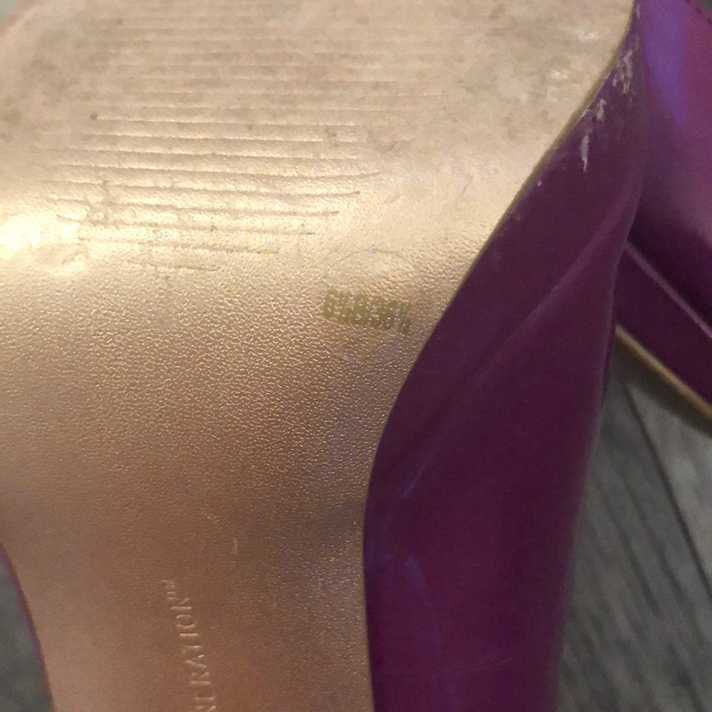 BCBGENERATION purple Woman’s peep toes Pumps - Picture 8 of 8